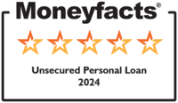 Moneyfacts 5 star unsecured personal loan logo