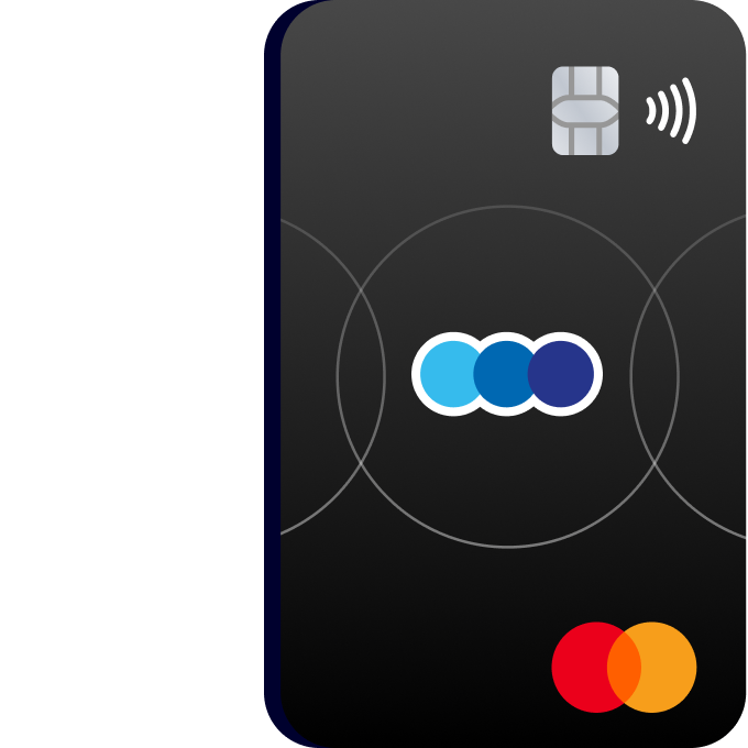 TSB branded black Advanced Credit Card.