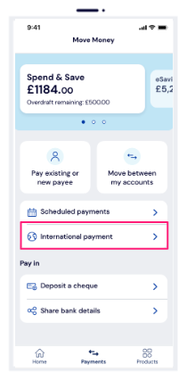 Tap international payments Tap international payments