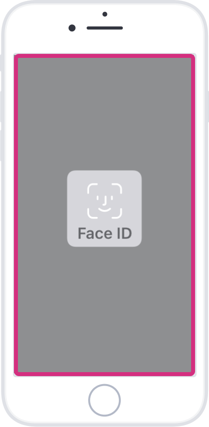 Confirm it’s you using your face, fingerprint, or password