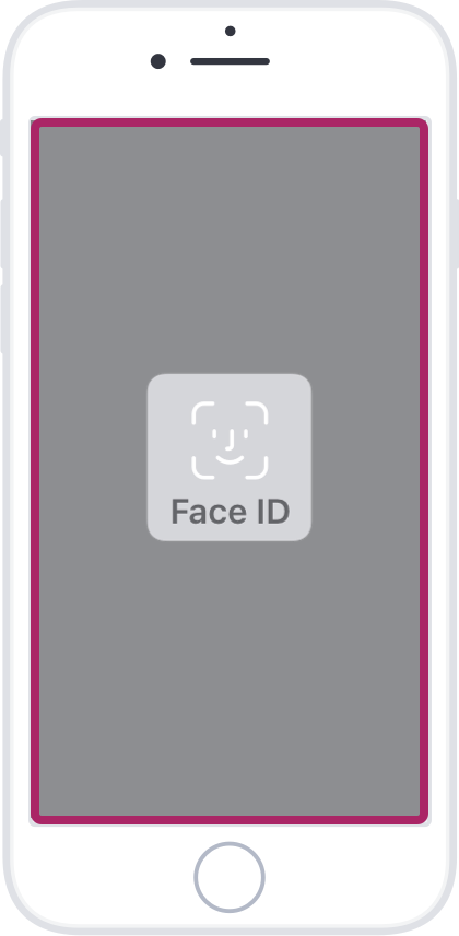 Confirm it’s you, using your face, fingerprint or password