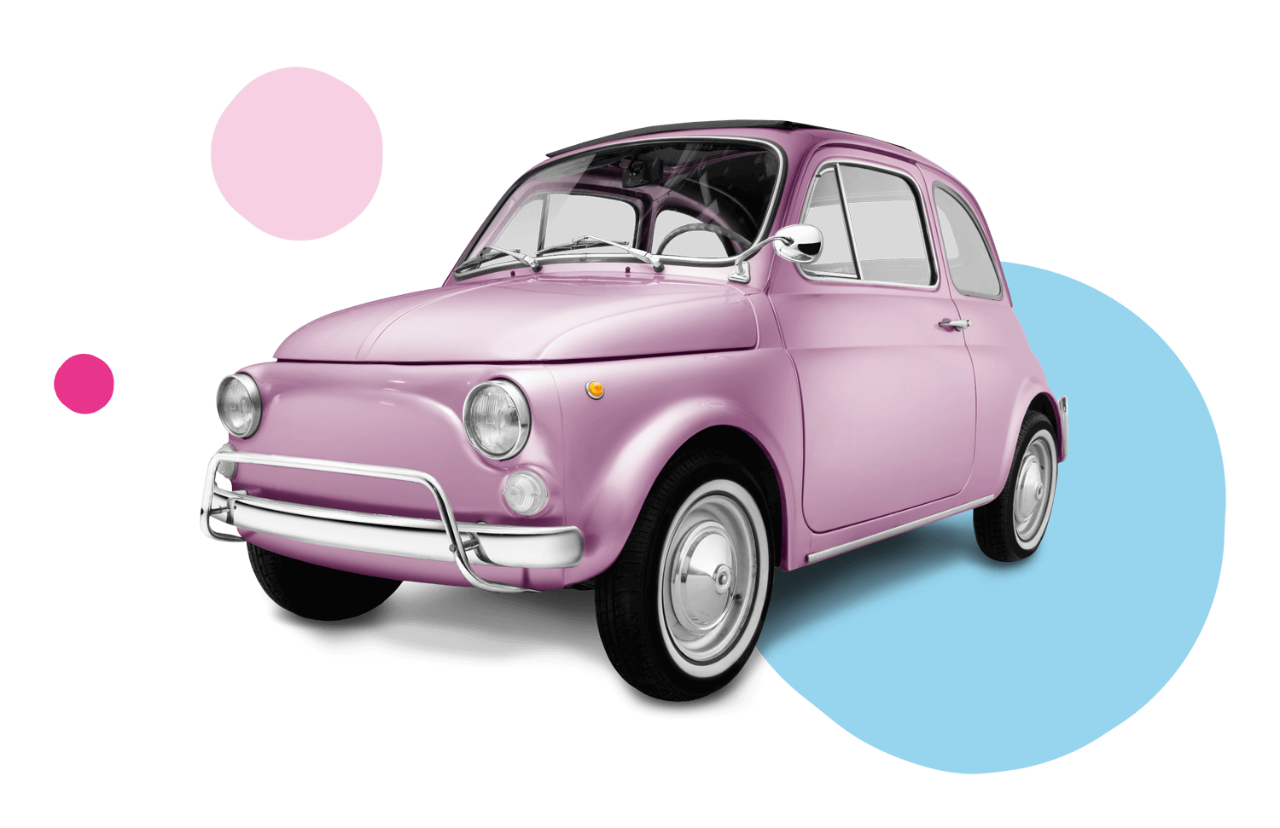 Pink car