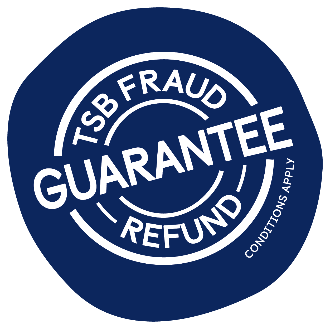 TSB fraud refund guarantee logo 