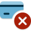 Blue card with a cross.