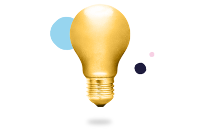 Gold lightbulb