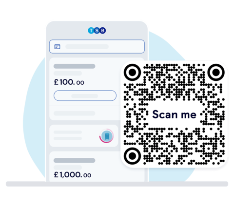 Scan the QR code to download the TSB Mobile Banking app