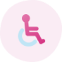 Wheelchair user icon