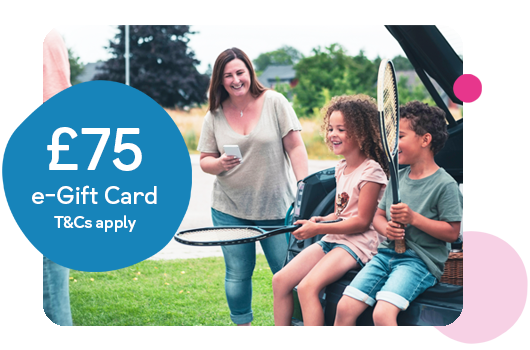 £75 e-Gift card image - ts and cs apply