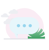 Text typing speech bubble.